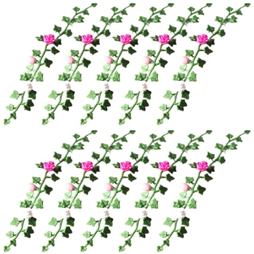 PIUpiuLIANG 10pcs Miniaturblumen, 1:12 Simulation Dollhouse -Pflanzen, PVC Dollhouse Miniaturen, Feengartenblumen für DIY, Handwerk, Landschaft PIUpiuLIANG 10pcs Miniaturblumen, 1:12 Simulation Dollhouse -Pflanzen, PVC Dollhouse Miniaturen, Feengartenblumen für DIY, Handwerk, Landschaft von PIUpiuLIANG