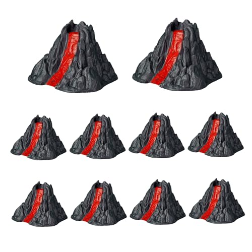 PIUpiuLIANG 10pcs Volcano Toy Toy Creative Fun & Educational Science Kit DIY Demonstration Requisiten für Schulhäuser von PIUpiuLIANG