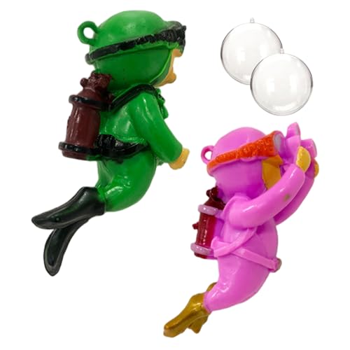 PIUpiuLIANG 2pcs schwimmende Fischtankdekorationen, PVC schwimmendes Aquariumdekor, niedliche Mini -Taucher -Fischtankspielzeug für Home Office Aquarium Accessoires Dekorationen PIUpiuLIANG 2pcs schwimmende Fischtankdekorationen, PVC schwimmendes Aquariumdekor, niedliche Mini -Taucher -Fischtankspielzeug für Home Office Aquarium Accessoires Dekorationen von PIUpiuLIANG