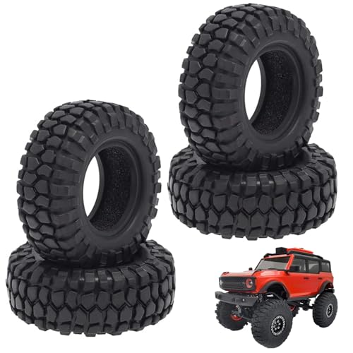 PIUpiuLIANG 4PCS 1/24 RC Crawler -Reifen, 48 -mm -Upgrade robuster Mini 1.0 RC -Reifen Ersatz für das Klettermodellauto PIUpiuLIANG 4PCS 1/24 RC Crawler -Reifen, 48 -mm -Upgrade robuster Mini 1.0 RC -Reifen Ersatz für das Klettermodellauto von PIUpiuLIANG
