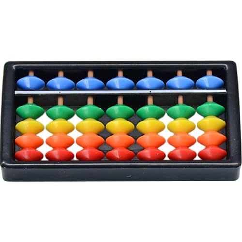 PIUpiuLIANG Abakus für Kinder farbenfrohe Perlen 7 Stäbe 4.5x2.4 ABS Abacus glatt und geruchsfrei tragbares Berechnen von Bildungsmathematikspielzeug für Kindergarten PIUpiuLIANG Abakus für Kinder farbenfrohe Perlen 7 Stäbe 4.5x2.4 ABS Abacus glatt und geruchsfrei tragbares Berechnen von Bildungsmathematikspielzeug für Kindergarten von PIUpiuLIANG