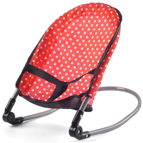 PIUpiuLIANG Babypuppenwagen 10x15x13 süßer Schaukelstuhl Babypuppenzubehör tun Spielen Spielzeuggeschenke für Jungen und Mädchen von PIUpiuLIANG