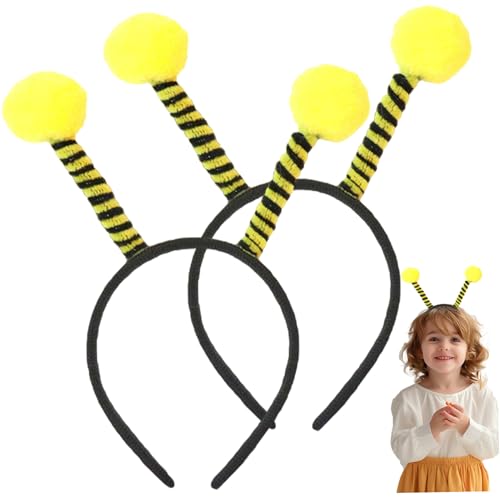 PIUpiuLIANG Bienenstirnband, 2pcs niedliche Bienendekoration Haarrefer von PIUpiuLIANG