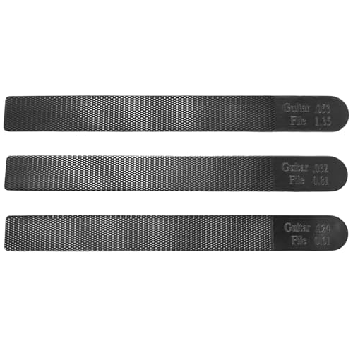 PIUpiuLIANG Guitar Nuss -Datei Set 3PCS Metal Gitarrar -Nussdateien Fret Crown -Slot -Einreichung Luthier Reparaturwerkzeug für elektrisch, akustisch, Bass PIUpiuLIANG Guitar Nuss -Datei Set 3PCS Metal Gitarrar -Nussdateien Fret Crown -Slot -Einreichung Luthier Reparaturwerkzeug für elektrisch, akustisch, Bass von PIUpiuLIANG