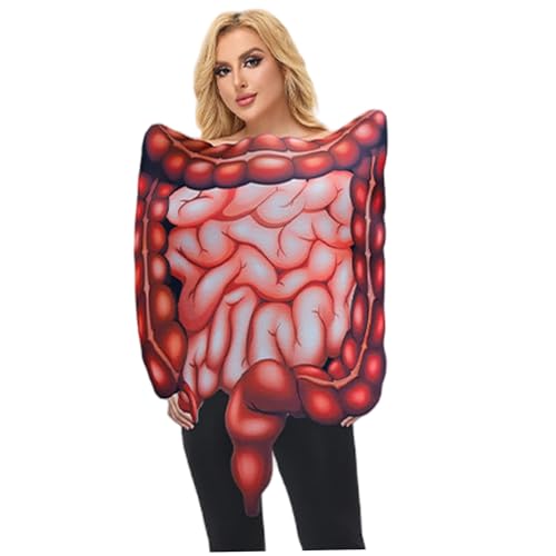 PIUpiuLIANG Halloween -Kostüme Erwachsener, Unisex 3D gedruckter menschlicher Organ PIUpiuLIANG Halloween -Kostüme Erwachsener, Unisex 3D gedruckter menschlicher Organ von PIUpiuLIANG