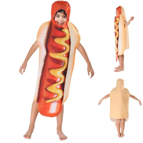 PIUpiuLIANG Hot -Dog -Kostüm Kinder, realistisch und lustig ärmellose Hot Dog Kostüm, durchschnittliche Größe Knielänge Polyester Kinder Kleid Kostüme für Halloween, Party PIUpiuLIANG Hot -Dog -Kostüm Kinder, realistisch und lustig ärmellose Hot Dog Kostüm, durchschnittliche Größe Knielänge Polyester Kinder Kleid Kostüme für Halloween, Party von PIUpiuLIANG