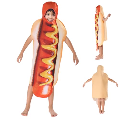 PIUpiuLIANG Hot -Dog -Kostüm Kinder, realistisch und lustig ärmellose Hot Dog Kostüm, durchschnittliche Größe Knielänge Polyester Kinder Kleid Kostüme für Halloween, Party PIUpiuLIANG Hot -Dog -Kostüm Kinder, realistisch und lustig ärmellose Hot Dog Kostüm, durchschnittliche Größe Knielänge Polyester Kinder Kleid Kostüme für Halloween, Party von PIUpiuLIANG
