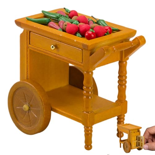 PIUpiuLIANG Miniatureinkaufswagen, 1:12 Hölzer Dollhouse Miniaturen, lebendige Puppenhausmöbel für Zuhause PIUpiuLIANG Miniatureinkaufswagen, 1:12 Hölzer Dollhouse Miniaturen, lebendige Puppenhausmöbel für Zuhause von PIUpiuLIANG