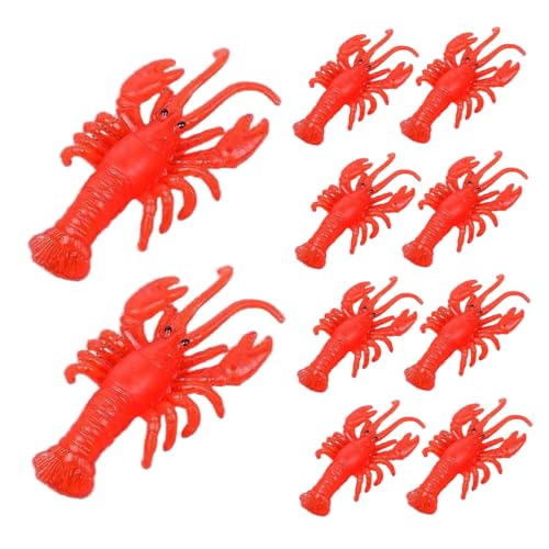 PIUpiuLIANG Plastik Crawfish 10pcs 2.2x1.4Realistische & lebensechte rote Hummerspielzeug pädagogische feinmotorische sensorische Spielzeug für Kinder beim Baden, am Strand und mehr PIUpiuLIANG Plastik Crawfish 10pcs 2.2x1.4Realistische & lebensechte rote Hummerspielzeug pädagogische feinmotorische sensorische Spielzeug für Kinder beim Baden, am Strand und mehr von PIUpiuLIANG