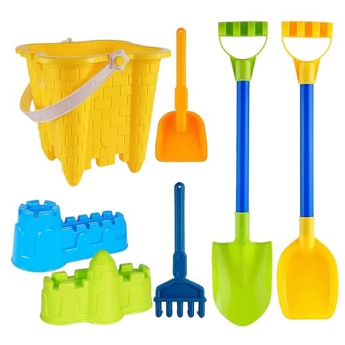 PIUpiuLIANG Sandschlossgebäude -Kit, Sandspielzeug umfassen Bucket & Shovels & Castle Formen, tragbare Strandspielzeug für Mädchen, Jungen PIUpiuLIANG Sandschlossgebäude -Kit, Sandspielzeug umfassen Bucket & Shovels & Castle Formen, tragbare Strandspielzeug für Mädchen, Jungen von PIUpiuLIANG