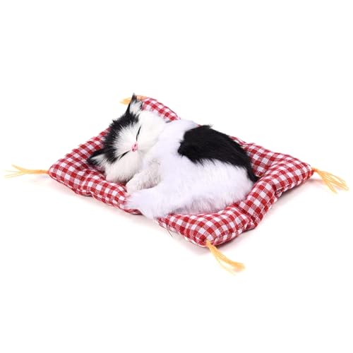 PIUpiuLIANG Schlafende Katzenspielzeug Simulation Schöne Klänge Puppe süße Plüschschlafkatze Spielzeug auf Mattengefüllte Dekorationen Tolles Geschenk für Kinder PIUpiuLIANG Schlafende Katzenspielzeug Simulation Schöne Klänge Puppe süße Plüschschlafkatze Spielzeug auf Mattengefüllte Dekorationen Tolles Geschenk für Kinder von PIUpiuLIANG
