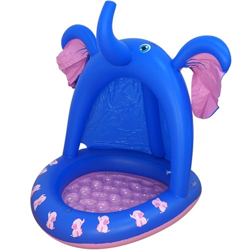 PIUpiuLIANG Splash Pad, Cartoon Elefantenform aufblasbare Baby Splash Pad Anti Slip Dicked Kids Pool für Sommer im Freien Garten Wasserspiel PIUpiuLIANG Splash Pad, Cartoon Elefantenform aufblasbare Baby Splash Pad Anti Slip Dicked Kids Pool für Sommer im Freien Garten Wasserspiel von PIUpiuLIANG