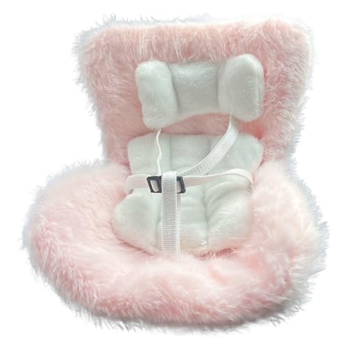 Puppenautositz für 7 Zoll Puppen, weich war warmes Plüsch niedliche Sicherheit Babypuppen Autositz Funktionales Ornament für AIR Vent Clip Desktop Display Puppenautositz für 7 Zoll Puppen, weich war warmes Plüsch niedliche Sicherheit Babypuppen Autositz Funktionales Ornament für AIR Vent Clip Desktop Display von PIUpiuLIANG