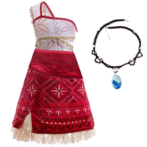 PIXUYE Mädchen Prinzessin Kostüm Kleid Prinzessin Kleid mit Zubehör Cosplay Weihnachten Geschenk Halloween Karneval Fransenriemen Geburtstagsfeier Prinzessin Kleid, 110CM PIXUYE Mädchen Prinzessin Kostüm Kleid Prinzessin Kleid mit Zubehör Cosplay Weihnachten Geschenk Halloween Karneval Fransenriemen Geburtstagsfeier Prinzessin Kleid, 110CM von PIXUYE