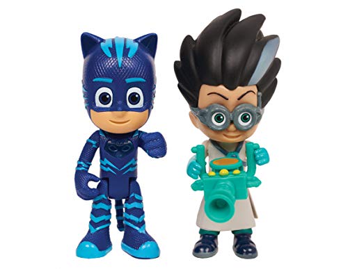 PJ MASKS JP JPL24886 Catboy und Romeo, beleuchtete Figuren, Mehrfarbig, Wave 2 von PJ MASKS