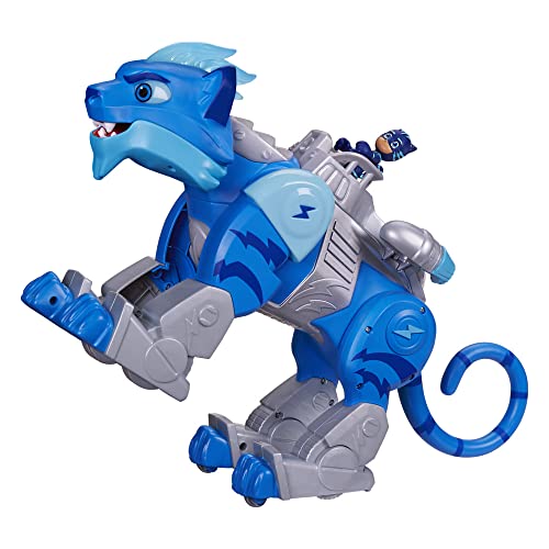 PJ Masks Animal Power Charge and Roar, Power Cat Kleinkind Spielzeug, Motorisiertes Spielzeug mit über 20 Lichtern und Sounds, ab 3 Jahren (French Version) von PJ Masks