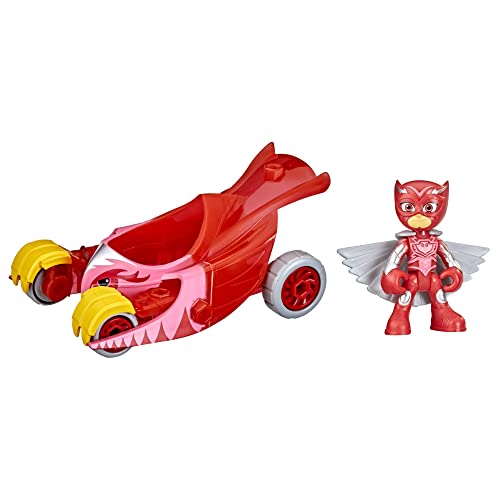 PJ Masks Animal Power Owl Glider Kleinkind Spielzeug Owlette-Auto mit Owlette-Actionfigur für Kinder ab 3 Jahren von PJ Masks