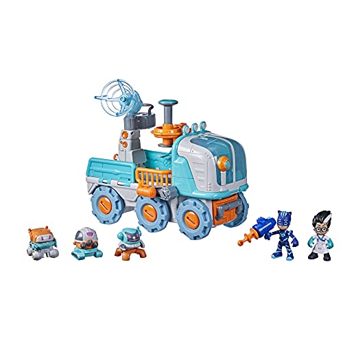 PJ MASKS Romeo Bot Builder Pre-school Toy, 2-in-1 Romeo Vehicle and Robot Factory Playset for Children Aged 3 and Up F2120 PJ MASKS Romeo Bot Builder Pre-school Toy, 2-in-1 Romeo Vehicle and Robot Factory Playset for Children Aged 3 and Up F2120 von PJ Masks