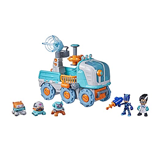 PJ MASKS Romeo Bot Builder Pre-school Toy, 2-in-1 Romeo Vehicle and Robot Factory Playset for Children Aged 3 and Up F2120 von PJ MASKS