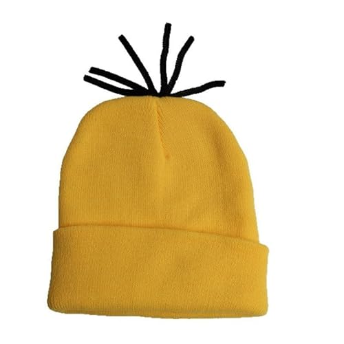 Halloween-Kostüm-Zubehör für Erwachsene, lila, Beanie, Brille, Handschuhe für Herren und Damen, Halloween, Cosplay (Gelb / Violett), 6 Stück von PJPSAA