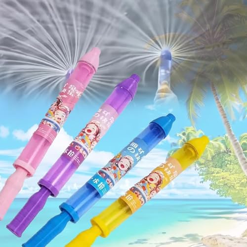 PKKP Feuerwerk Wasserpistole, 2025 New Auszieh Feuerwerk Wasserpistolen, Wasser Spritzpistolen Poolspielzeug für Kinder und Erwachsene, Romantisches Feuerwerks-Wassersprühgerät zum Foto, Party (4pcs) PKKP Feuerwerk Wasserpistole, 2025 New Auszieh Feuerwerk Wasserpistolen, Wasser Spritzpistolen Poolspielzeug für Kinder und Erwachsene, Romantisches Feuerwerks-Wassersprühgerät zum Foto, Party (4pcs) von PKKP