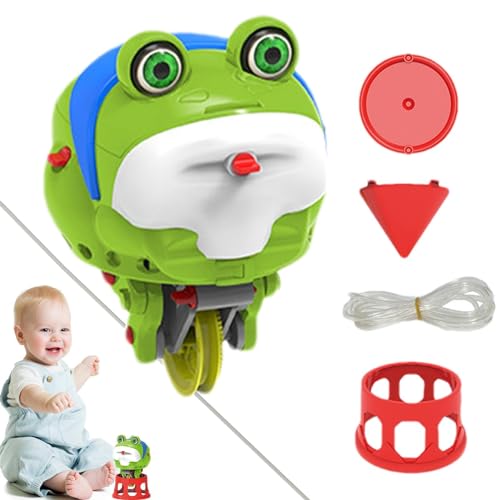 PKKP Niedlich Roly-Poly Balance Spielzeug, ABS Einrad Gyroskop Spielzeug, Elektrisch Anti-Schwerkraft-Balance-Spielzeug, Geeignet für Kinder ab 3 Jahren (D) von PKKP