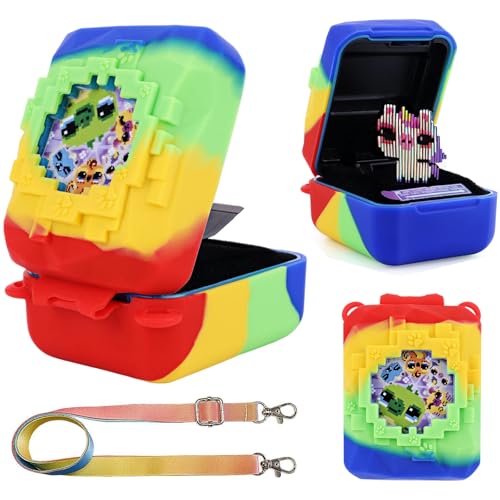 PKKP Silikon Schutz Tasche für Bitzee Magicals, rutschfeste Silikonhülle mit Lanyard, Tragetasche Aufbewahrungstasche für Bitzee Magicals Interaktives Spielzeug von PKKP