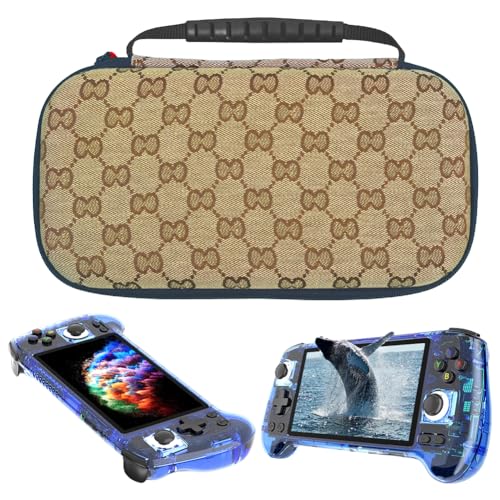 PKKP Tasche für Anbernic RG556, Eva Harte Tragetasche für Retro-Handheld-Spielkonsole, Staubdichte und Stoßfeste Handheld sspielkonsole Vielseitige Tasche, Kompatibel mit RG556 Zubehör PKKP Tasche für Anbernic RG556, Eva Harte Tragetasche für Retro-Handheld-Spielkonsole, Staubdichte und Stoßfeste Handheld sspielkonsole Vielseitige Tasche, Kompatibel mit RG556 Zubehör von PKKP