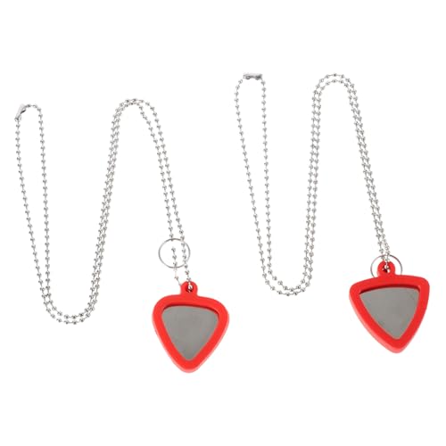PLAFOPE Gitarren-gedenkschmuck Gitarrenplektrum-halskettenhalter Für Musik von PLAFOPE