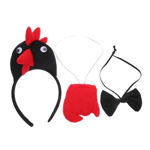 PLAFOPE 1 Set Huhn Haar Hoop Mit Fliege Und Ostern Stirnbänder Cartoon Hahn Haarbänder Ostern Party Kopfschmuck Für Ostern Party PLAFOPE 1 Set Huhn Haar Hoop Mit Fliege Und Ostern Stirnbänder Cartoon Hahn Haarbänder Ostern Party Kopfschmuck Für Ostern Party von PLAFOPE