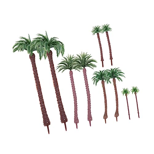 PLAFOPE 10 Stück Teiliges Palmenmodell aus Kunststoff Realistische Landschaftsbäume für Sandtisch Diorama Miniatur Landschaftsgestaltung DIY Bastelmaterial PLAFOPE 10 Stück Teiliges Palmenmodell aus Kunststoff Realistische Landschaftsbäume für Sandtisch Diorama Miniatur Landschaftsgestaltung DIY Bastelmaterial von PLAFOPE