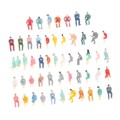 PLAFOPE 100 Stücke Miniatur Human Figuren DIY Charaktermodelle Kunststoff Human Statuen von PLAFOPE