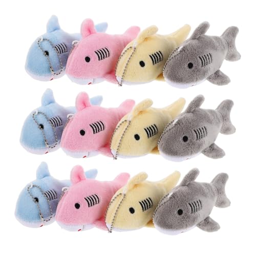 PLAFOPE 12 Stück Mini Plüsch Hai Schlüsselanhänger Weiche Tieranhänger für Taschen Rucksäcke Geldbörsen Bunte Meeresbewohner Schlüsselringe Leichte Bag Charms für Meeresmotto Partys PLAFOPE 12 Stück Mini Plüsch Hai Schlüsselanhänger Weiche Tieranhänger für Taschen Rucksäcke Geldbörsen Bunte Meeresbewohner Schlüsselringe Leichte Bag Charms für Meeresmotto Partys von PLAFOPE