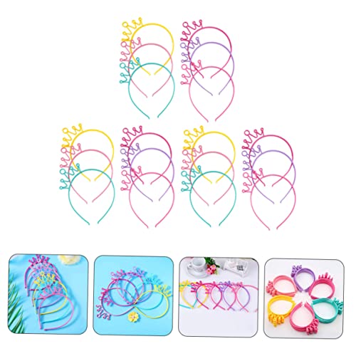 PLAFOPE 18 Stück Teiliges Kronen Haarreifen für Mädchen Bunte Party Haarschmuck Leichte und Bequeme Stirnbänder Geeignet als Geburtstags mitgebsel für Festliche Anlässe Wie Karneval und PLAFOPE 18 Stück Teiliges Kronen Haarreifen für Mädchen Bunte Party Haarschmuck Leichte und Bequeme Stirnbänder Geeignet als Geburtstags mitgebsel für Festliche Anlässe Wie Karneval und von PLAFOPE