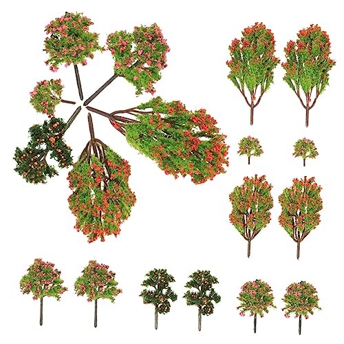 PLAFOPE 18 Stück Teiliges Miniatur Baum Modell Künstliche Bäume für Modellbau Sandtisch Pflanzen Grüne Landschaftsdeko DIY Eisenbahn Szene Realistische Mini Bäume für Architektur und PLAFOPE 18 Stück Teiliges Miniatur Baum Modell Künstliche Bäume für Modellbau Sandtisch Pflanzen Grüne Landschaftsdeko DIY Eisenbahn Szene Realistische Mini Bäume für Architektur und von PLAFOPE