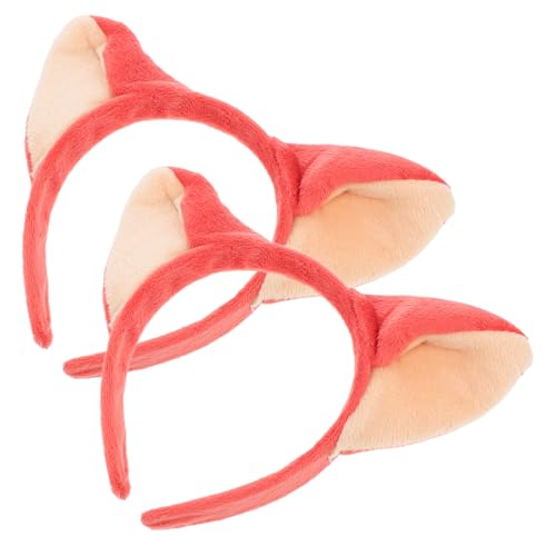 PLAFOPE 2 Stück Fuchsohren Haarreif Cartoon Stil Süßes Stirnband für Fasching Karneval Party Frauen Mädchen PLAFOPE 2 Stück Fuchsohren Haarreif Cartoon Stil Süßes Stirnband für Fasching Karneval Party Frauen Mädchen von PLAFOPE