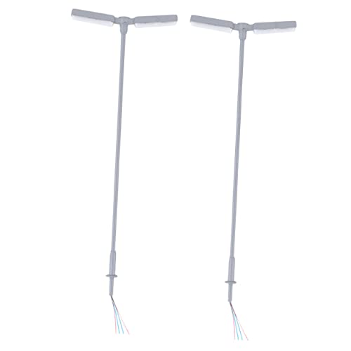 PLAFOPE 2 Stück Maßstab Weißes Licht Langlebige Miniatur Straßenlampen für Puppenhausdekoration Garten und Innenraum Ornamente für Dioramen und Fotoshootings PLAFOPE 2 Stück Maßstab Weißes Licht Langlebige Miniatur Straßenlampen für Puppenhausdekoration Garten und Innenraum Ornamente für Dioramen und Fotoshootings von PLAFOPE