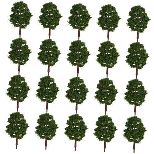 PLAFOPE Miniatur-baummodelle 20 Stück 9 cm Grüne Modellbäume Für Realistische Dioramen Und Heimlandschaften PLAFOPE Miniatur-baummodelle 20 Stück 9 cm Grüne Modellbäume Für Realistische Dioramen Und Heimlandschaften von PLAFOPE