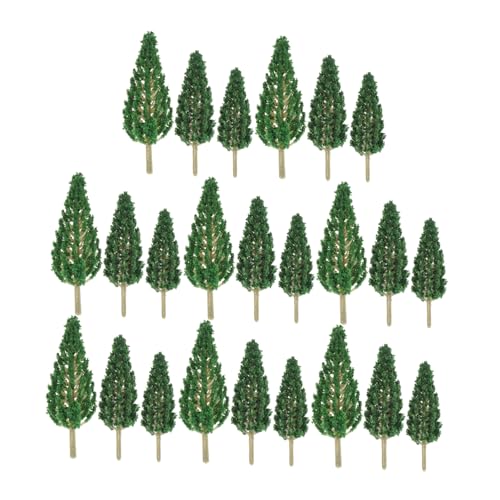 PLAFOPE 24 Stück Miniatur Modellbäume Realistische Kunststoffbäume Langlebig für Modellbau Modelleisenbahn Diorama Landschaftsdekoration und DIY Bastelprojekte PLAFOPE 24 Stück Miniatur Modellbäume Realistische Kunststoffbäume Langlebig für Modellbau Modelleisenbahn Diorama Landschaftsdekoration und DIY Bastelprojekte von PLAFOPE