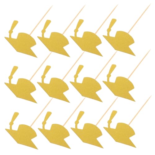 PLAFOPE 24 Stück Teiliges Graduation Hat Cupcake Topper Goldfarbene Abschlusskappen Einfache Anwendung Vielseitige Tortendeko für Schulabschluss Abi und Feierlichkeiten PLAFOPE 24 Stück Teiliges Graduation Hat Cupcake Topper Goldfarbene Abschlusskappen Einfache Anwendung Vielseitige Tortendeko für Schulabschluss Abi und Feierlichkeiten von PLAFOPE