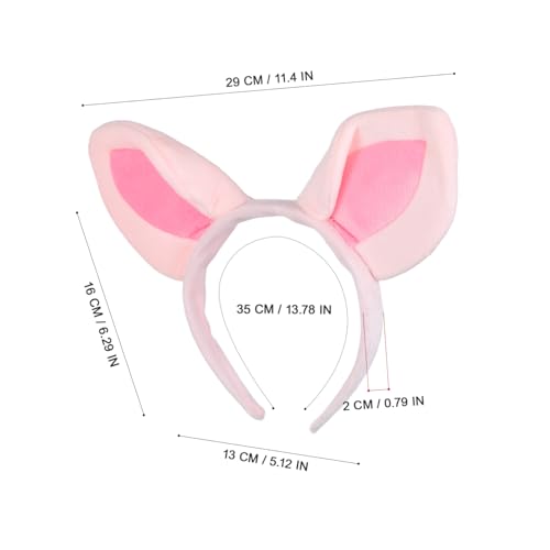 PLAFOPE 4 Stück Niedliches Rosa Schweineohren Stirnband mit Elastischem Haarreif Verstellbar für Haararten für Halloween Karneval Party und Cosplay Junger Mädchen PLAFOPE 4 Stück Niedliches Rosa Schweineohren Stirnband mit Elastischem Haarreif Verstellbar für Haararten für Halloween Karneval Party und Cosplay Junger Mädchen von PLAFOPE