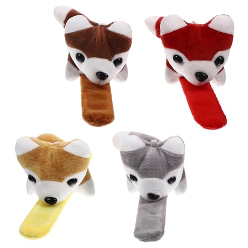 PLAFOPE 4 Stück Stofftier Plüsch Slap Armbänder Slap Armband Tier Slap Band Kuscheltiere Slap Armband PLAFOPE 4 Stück Stofftier Plüsch Slap Armbänder Slap Armband Tier Slap Band Kuscheltiere Slap Armband von PLAFOPE
