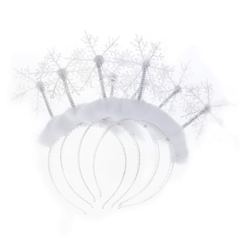 PLAFOPE 4 Stück Weihnachtlicher Haarreif Schneeflocken-design und Federn Festlicher Haarschmuck für Damen und Mädchen Accessoire für Weihnachtsfeiern Kostümpartys und Foto-shootings PLAFOPE 4 Stück Weihnachtlicher Haarreif Schneeflocken-design und Federn Festlicher Haarschmuck für Damen und Mädchen Accessoire für Weihnachtsfeiern Kostümpartys und Foto-shootings von PLAFOPE