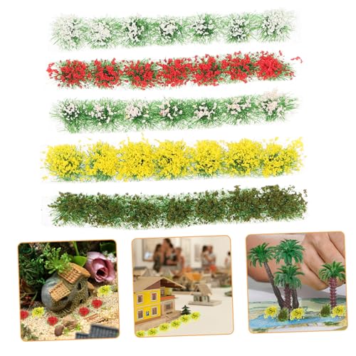 PLAFOPE 5 Boxen Boxen DIY Miniatur Blumenbüschel Micro Landschaft Dekorationen Resin Simulierte Blumen Cluster für Sandtisch Modellbau Garten Gestaltung PLAFOPE 5 Boxen Boxen DIY Miniatur Blumenbüschel Micro Landschaft Dekorationen Resin Simulierte Blumen Cluster für Sandtisch Modellbau Garten Gestaltung von PLAFOPE