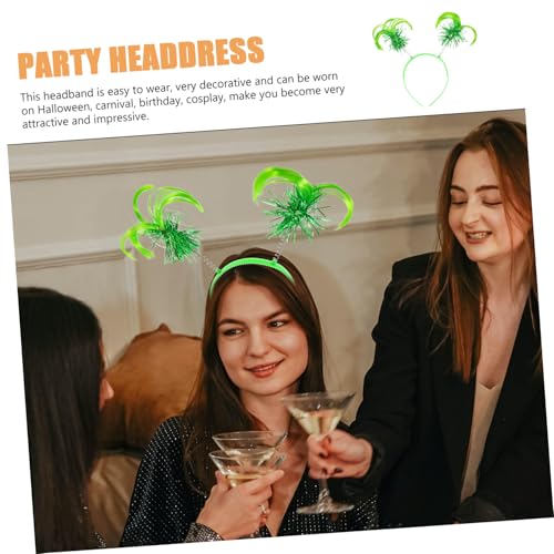 PLAFOPE 6 Stück Teiliges Grün Langlebig und Verformungsfest Dekorative Party haarbänder für Erwachsene für Fasching Karneval Halloween Fotorequisiten und Festtagsfeiern PLAFOPE 6 Stück Teiliges Grün Langlebig und Verformungsfest Dekorative Party haarbänder für Erwachsene für Fasching Karneval Halloween Fotorequisiten und Festtagsfeiern von PLAFOPE