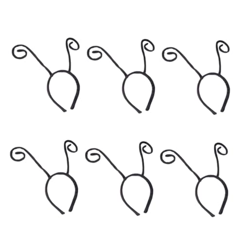 PLAFOPE 6 Stück Teiliges Halloween Ameisen-tentakel Stirnband Schwarzer Haarreifen mit Süßem Ameisen-antennen Design Langlebiges Kostümzubehör für Party Cosplay Karneval und von PLAFOPE