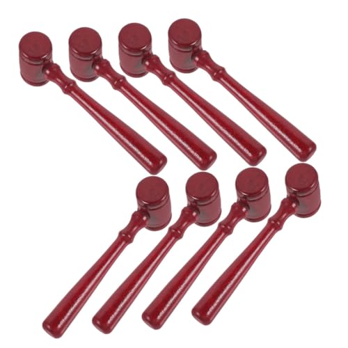 PLAFOPE 8 Stück Mini-holzhammer, Richterhammer, Gerichtssaalhammer, Anwalt, Richter, Cosplay-Werkzeuge, Einzigartiges Bastelspielzeug Für Geburtstagsparty-zubehör PLAFOPE 8 Stück Mini-holzhammer, Richterhammer, Gerichtssaalhammer, Anwalt, Richter, Cosplay-Werkzeuge, Einzigartiges Bastelspielzeug Für Geburtstagsparty-zubehör von PLAFOPE