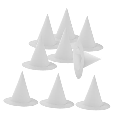 PLAFOPE 8 Stück Weiße DIY Hexenhüte aus Papier für Kindgerechte Bastelhüte für Halloween Party Kreative und Bastelmaterialien Wiederverwendbare Kunstaktivitäten PLAFOPE 8 Stück Weiße DIY Hexenhüte aus Papier für Kindgerechte Bastelhüte für Halloween Party Kreative und Bastelmaterialien Wiederverwendbare Kunstaktivitäten von PLAFOPE