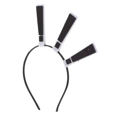 PLAFOPE Ausdrucksstarkes Ausrufezeichen Haarreif Party Haarband Cosplay Accessoire Komfortabler Angenehmes Material für Sicheren Sitz und Auffälligen Stil von PLAFOPE
