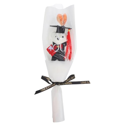 PLAFOPE Entzückender Graduierungsbär-bouquet Gedenk-absolventen Foto-requisite Puppen-gastgeschenke von PLAFOPE